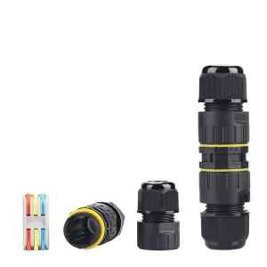 Customized Waterproof Ip67 Male Female Solar Panel Cable Connectors Ip67 Panel Connectors Waterproof Solar Cables