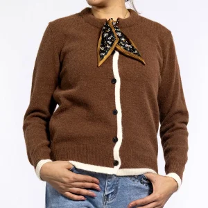 Scarf Neckline Sweater