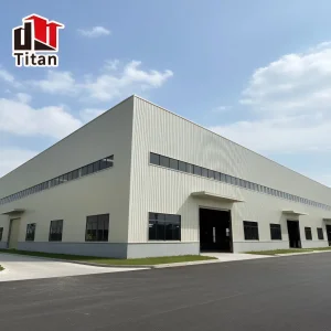 Durable High-Strength Anti-Corrosive Industrial Metal Large Span Rigid Prefabricated Steel Structure Warehouse