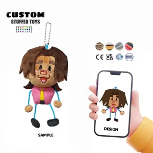 DIXIN Cute Mini Plush Keychains