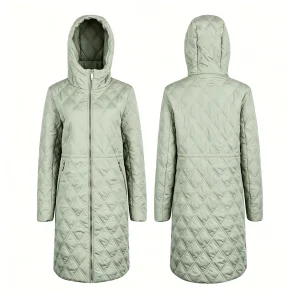 Long Padded Warm Coat for Women
