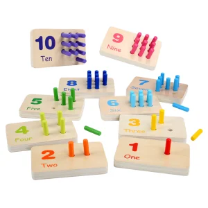 Xinmiao Hot Sale Wooden Digital Early Education Matching Board Montessori Children Math Enlightenment Toys Toddlers Gifts CE