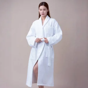 Luxury Five-Star Hotel Super Soft 100% Cotton Waffle Bathrobe Women Eco-Friendly Customizable High Quality Breathable Summer