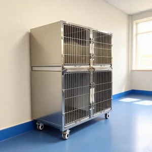 Premium Stainless Steel Dog Cage