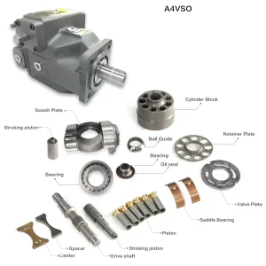 Excavator Main Component: Rexroth A4vso Series Hydraulic Pump with Factory Price for Axial Piston