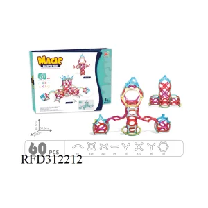Educational Plastic Building Magnetic Block Set