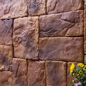 Textured 3D Stone Wall Panel for Restaurant Interior