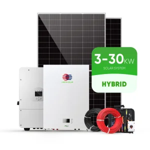 Cheapest 12kw Household Hybrid Grid Tied Solar Energy System Kit Price with Solar Storage Battery
