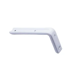 Custom Carbon Steel Sheet Metal Bending Cantilever Arm with Ral9010 White Powder Coating for Wall Shelf Support