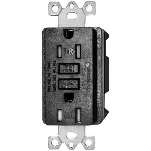 15 Amp GFCI Black