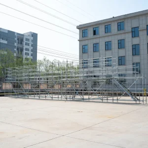 Corrosion Resistant Modular Steel Kwikstage Scaffolding System for Factory Renovation