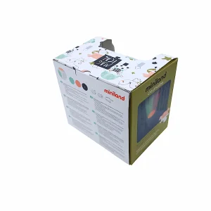 Wholesale Custom Printing Eco-Friendly Tuck Top Corrugated Kraft Foldable Toy Doll Gift Packing Paper Box With Clear Window