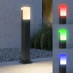 Gouly Smart App Control RGBW LED Bollard Light 6W 24V IP65 Waterproof Outdoor for Garden Pathway Landscape Lighting Decoration