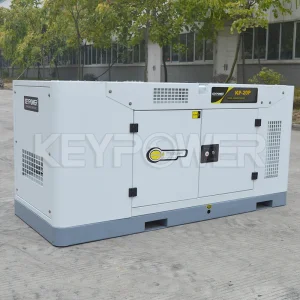16 ساعات خزان الوقود إمداد الطاقة الرئيسية 16kw 20kVA مولد ديزل صامت مبرد بالماء