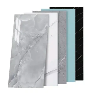 Kitchen Bathroom PE Foam Waterproof Self Adhesive 3D Marble Wall Tiles Sticker