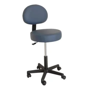 Office Rolling Stool Dental Office Stools Bar with Backrest for SPA Massager