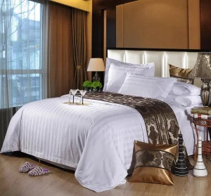 Hotel Collections Stripe Bedding 100% Cotton (JRC242)