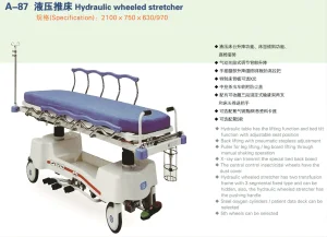 Hydraulic Emergency Medical Stretcher Trolley
