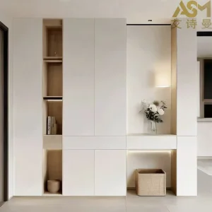 Hot Selling Modern Bedroom Furniture Design Home Wooden White Entryway Flip Shoe Cabinet