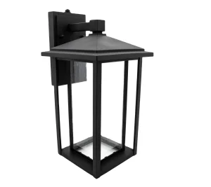LED Outdoor Wall Light Square Decorative Home Porch Lantern with Dusk to Dawn Sensor