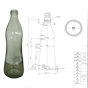 Wholesale Reusable Transparent Glass Bottle