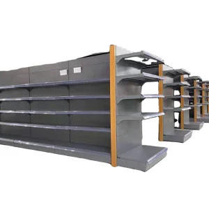 2022 Hot Selling Steel Supermarket Shelves Gondola Display Rack CE Certified Corrosion Protection European Style