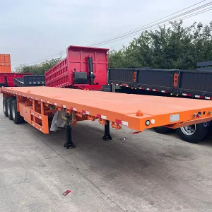 Vehicle Master Container Transport Platform Flatbed Semi Trailer Container Loading Transport Flatbed Semi Trailer