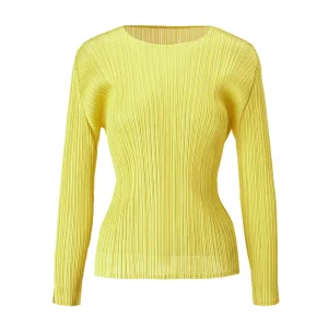 High-Quality Elegant Long Sleeve Pleated Top for Women Factories, Product