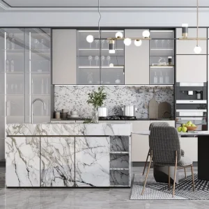 Fully Custom Cabinets Kitchen Furniture Cabinets Modern Design Kitchen Units Lacquer Kitchen Units