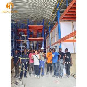 Customized Mezzanine Floor Racking Heavy-Duty Warehouse Storage Racks Shelving Units Supported Steel Platform Attic Rack