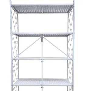 Home Kitchen Metal Folding Storage Shelf Racks