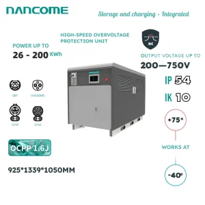 Nancome 75kwh Mobile Charging Service for Fleet Charging Management