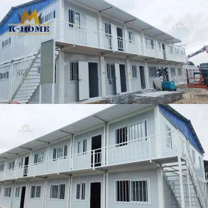 Modular 2-Story Prefab Apartment Building