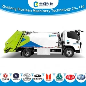 Ckd 8m3 container shacman howo compressed compactor kitchen electric used garbage truck