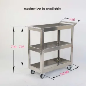 Customizable Hospital Medicine Stainless Steel Dressing Trolley