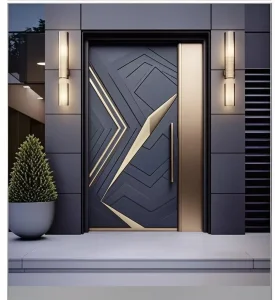 Anti-theft aluminum explosion door