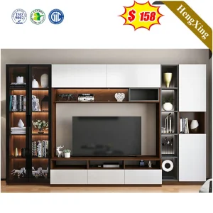 Foshan Factory Direct Modern Living Room Wall TV Cabinet Wooden MDF TV Stand