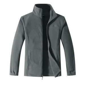 OEM Professional Women's Lightweight Full Zip Soft Polar Fleece Jacket Outdoor Recreation Coat Zipper Pockets Work Jacket