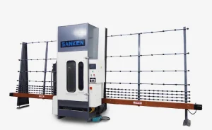 Sanken Hardening Glass Oven Vertical Sandblaster CNC Mirror Glass Sandblasting Machine