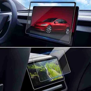 Curved Central Control Cover Glass for Electric Vehicles/ Media Displays/ Instrument Cover