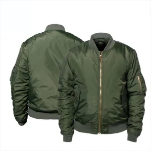 Mens Flight Bomber Jacket Windbreaker Softshell