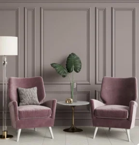 Minimalist Velvet Lounge Chair