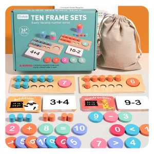 Montessori Math Manipulatives Wooden Learning Number And Counting Games