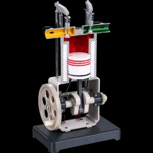 Princípio Mecânico do Piston de Motor Brinquedo SLA Fdm Plástico Nylon 3D Impressão
