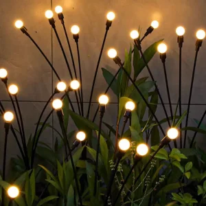 Solar Pathway Light Waterproof Firework Light 6/8/10 Heads Led Solar Garden Firefly Lamp Outdoor Decorative Lighting