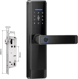 Keyless Entry Home Security Ttlock WiFi Tuya Fingerprint Keypad Smart Deadbolt Touch Digital Pin Code Easy Installation Bluetooth Electronic Security Door Lock