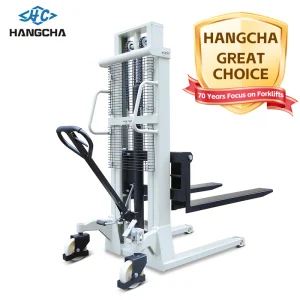 Heavy-Duty Hangcha 2-Ton Manual Stacker for Efficient Warehousing