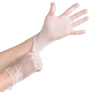 قفازات طبية disposable شفافة خالية من المسحوق خالية من اللاتكس من الفينيل معقمة/غير معقمة من ميدماونت لمستلزمات الطبية