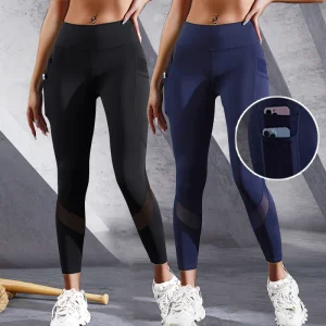 Wholesale High Waist Mesh Leggings