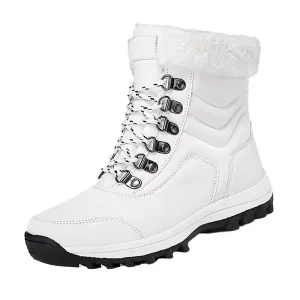 High Heel Velvet Snow Boots